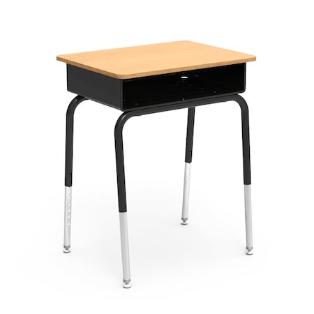 Virco 23-31 in. H, Metal Frame / Particle Board Top 24 in. W X 785MBB